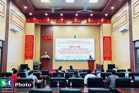 SƠ KẾT 6 THÁNG THỰC HIỆN NGHỊ QUYẾT SỐ 15-NQ/TU VỀ XÓA BỎ HỦ TỤC, XÂY DỰNG NẾP SỐNG VĂN MINH TRÊN ĐỊA BÀN XÃ PU SAM CÁP