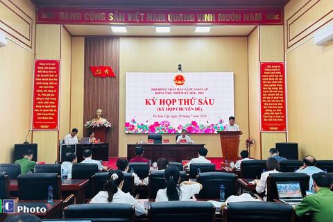 KỲ HỌP THỨ SÁU (KỲ HỌP CHUYÊN ĐỀ) HĐND XÃ PU SAM CÁP KHÓA XXII, NHIỆM KỲ 2026 – 2031