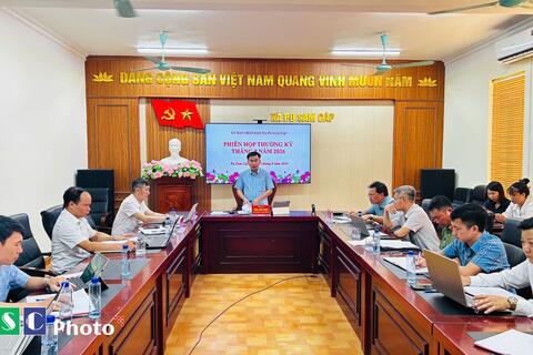 UBND XÃ PU SAM CÁP HỌP THƯỜNG KỲ ĐÁNH GIÁ TÌNH HÌNH THÁNG 8, TRIỂN KHAI NHIỆM VỤ THÁNG 9/2026