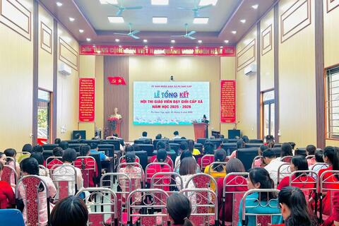 XÃ PU SAM CÁP TỔNG KẾT HỘI THI GIÁO VIÊN DẠY GIỎI NĂM HỌC 2025 – 2026
